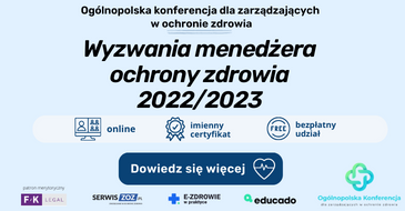 Wyzwania menedżera ochrony zdrowia w 2022/2023r
